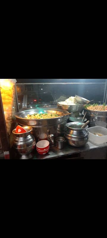 dahi bhallay counter or fries counter for sale 7