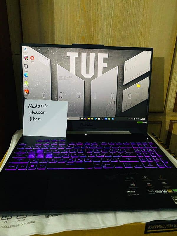 Asus TUF A15 Rtx 4060 8gb 140tdp 512gb 16gb ram gaming laptop 1