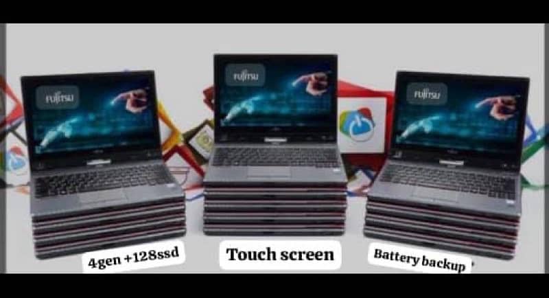 TOUCH SCREEN 4TH GEN call centre business laptops different models 4