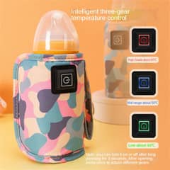 USB Milk Water Warmer Insulated Bag,Baby Nursing Bottle