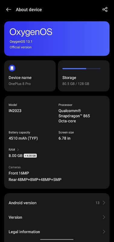 OnePlus 8 Pro dual sim 128gb 2