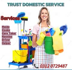 MAIDS / NANNIES / COOKS/ CARE TAKER ALL DOMESTIC STAFF PROVIDER