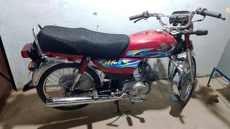 Honda CD 70 New Bike 2024 Model New like condition 3