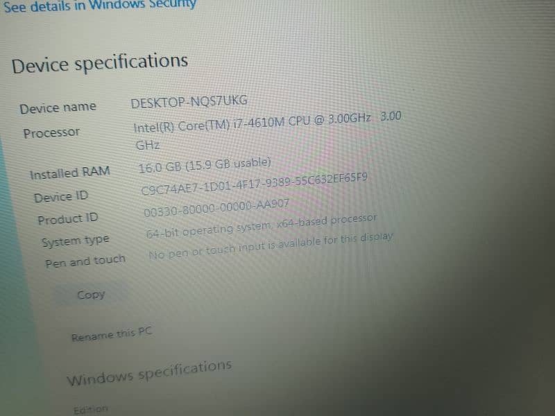 z book Core i7 generation 4 RAM 16gb SSD 256gb 2gb graphics card k1100 3