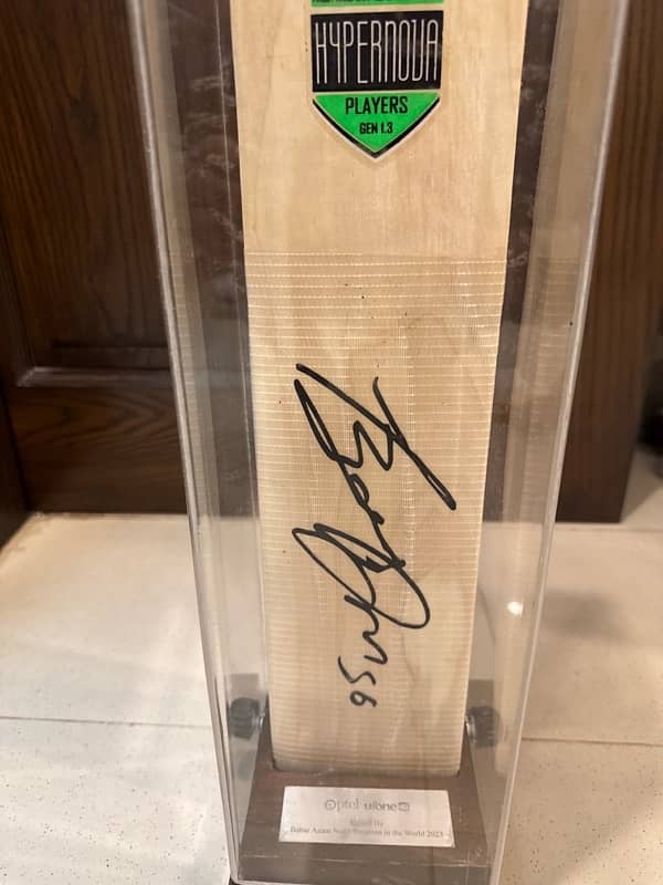 *Limited edition* Babar Azam signed Gray Nichols Bat by Ufone 2