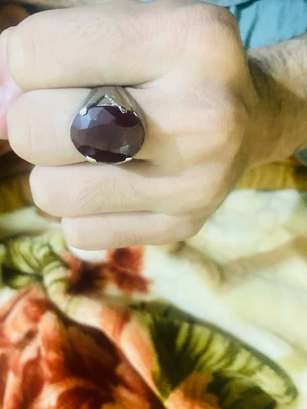 Chandi ring stone ka pata nhe konsa ha Lekin acha stone ha 3