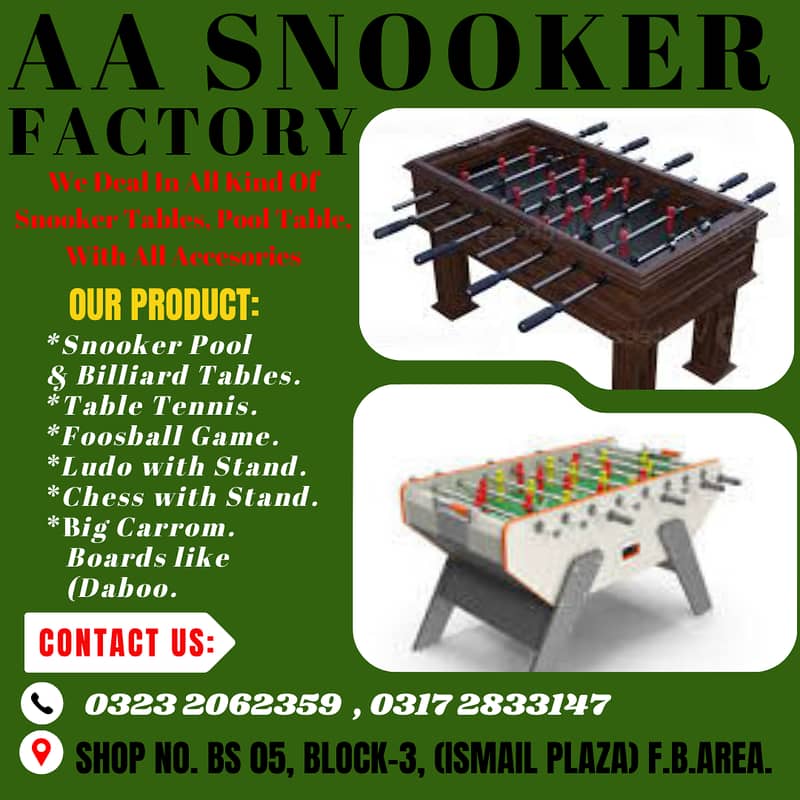 Football Games | Foosball Game manufacturing | Carrom Board | Table 0