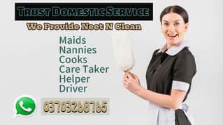 Maids/Cook/Driver/Helper/Care