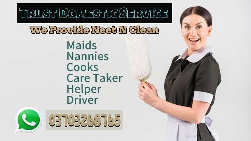 Maids/Cook/Driver/Helper/Care taker etc 0