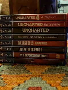 PS4 CDs/games