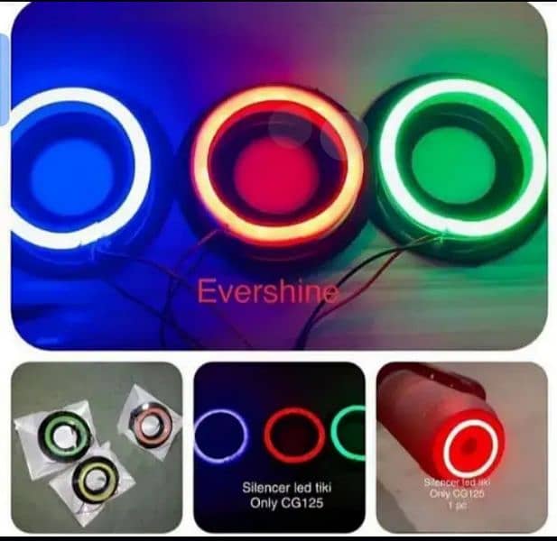 Silencer LED Strip Light For 125 Bike 4