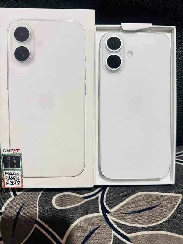 iphone 16 official pta with 9 month official warranty 0