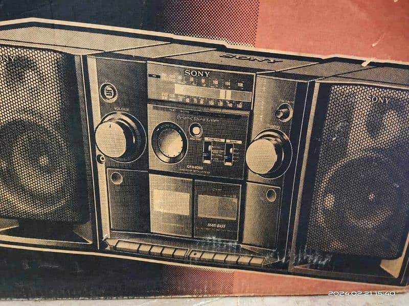 Sony scf-828s Tape Radio Recorder 3