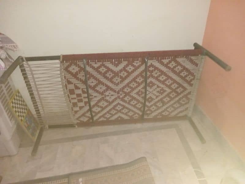 charpai or iron bed mattress urgently sell 1