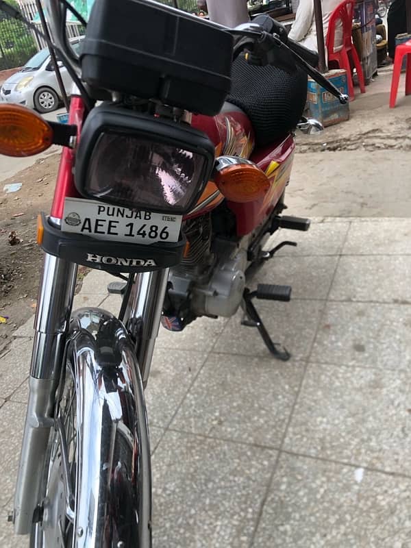 Honda 125 CG 2021 Model Red colore Condition 8/10 1