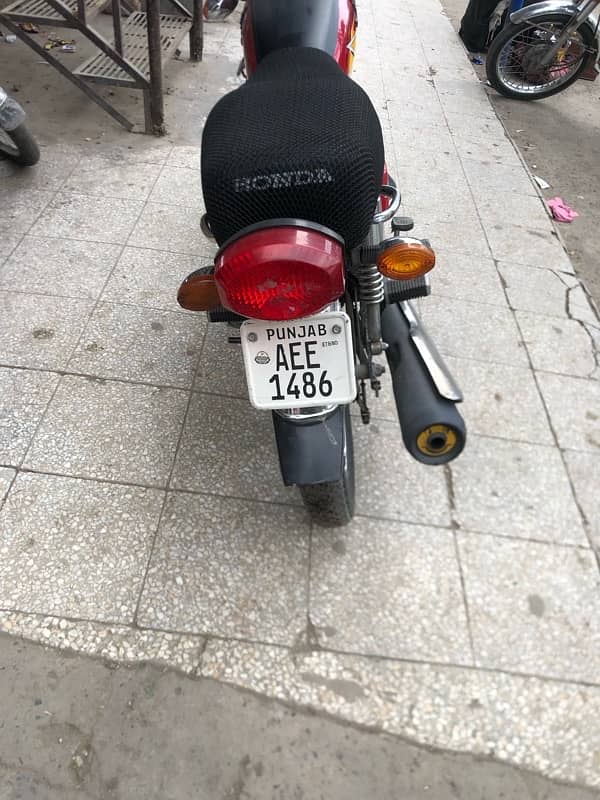 Honda 125 CG 2021 Model Red colore Condition 8/10 2