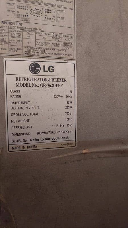 LG imported full size Fridge 4