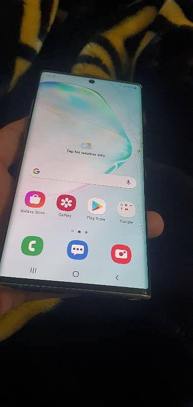 note 10 plus glass crack no dot single sim life time patched 1