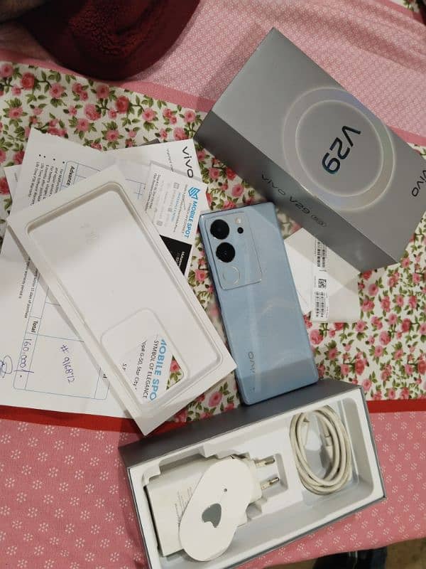 Vivo V29 5g 12.256 10by10 Condition Unused Mobile 5