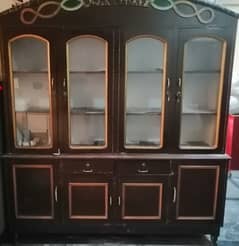 Wooden Cabinet, Show Case and Dressing table for Sale