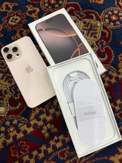 iphone 16 pro max hk non pta dual sim desert titanium 256gb  box open