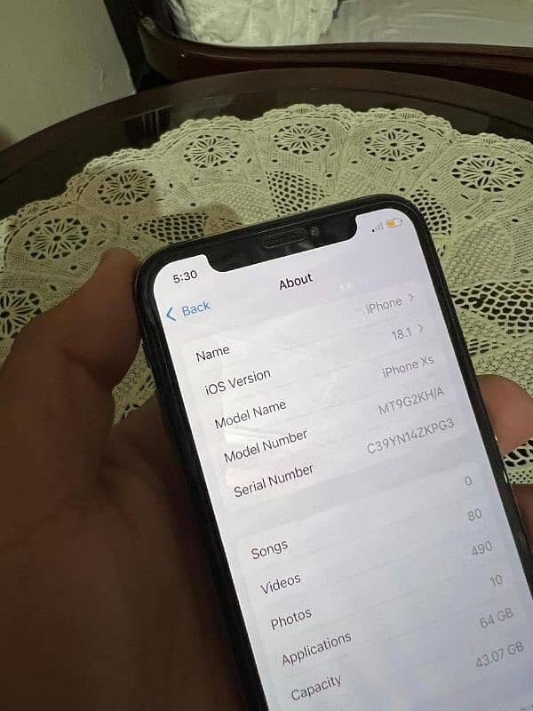 iphone Xs 64gb dual PTA 0