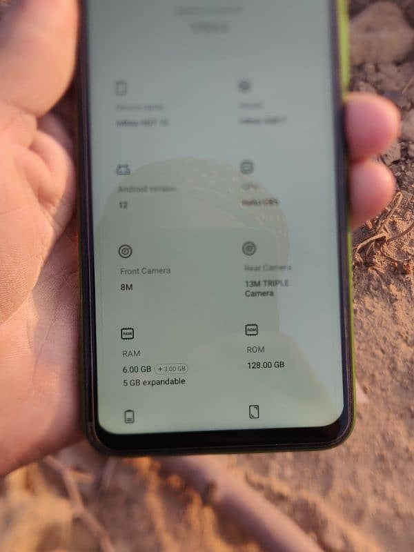Infinix hot12 no box no charger 1