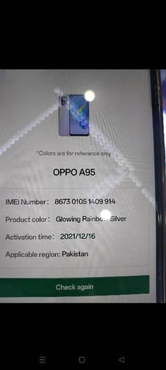 OPPO A95 mobile