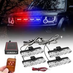 police light grill flashers remote control