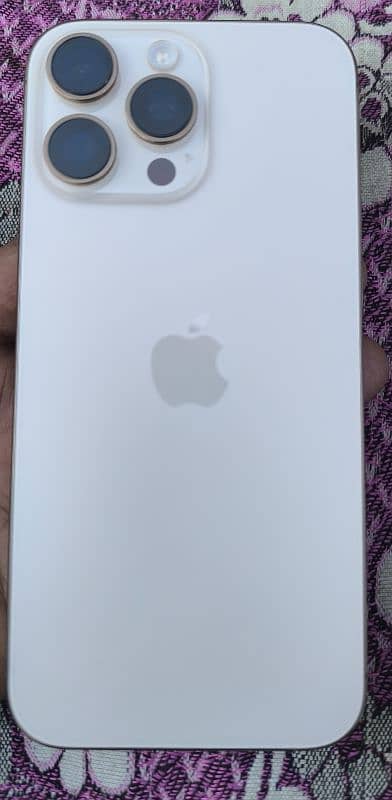 I phone 16 pro max noon pta desert titanium full box 10/ 10. 3