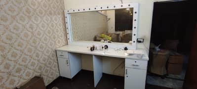 Vanity for saloon/parlor, home base studio