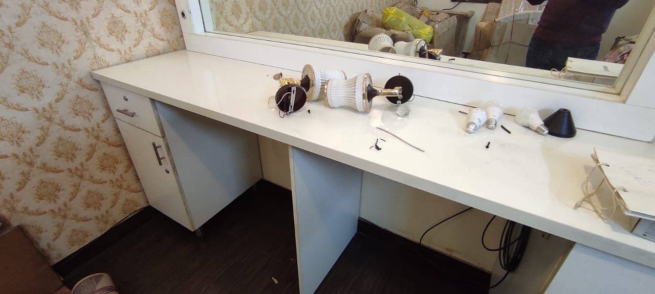 Vanity for saloon/parlor, home base studio 1