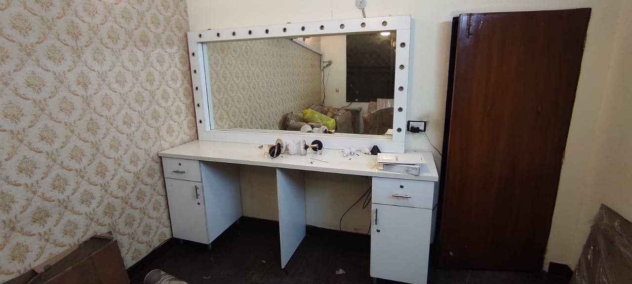 Vanity for saloon/parlor, home base studio 5