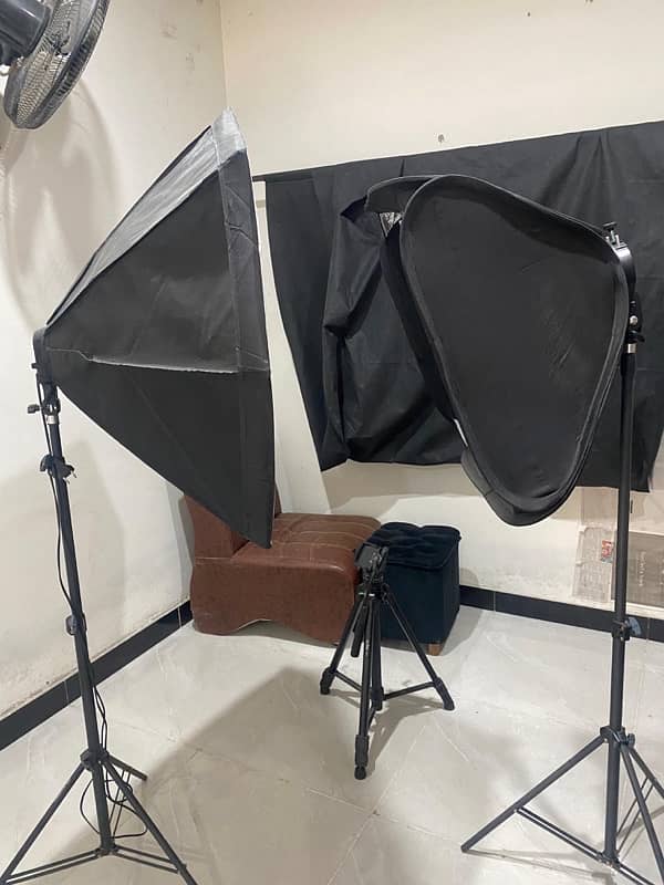 1 Soft Box 80mm With 4 Bulb 24 watt   / tripod / stand 1