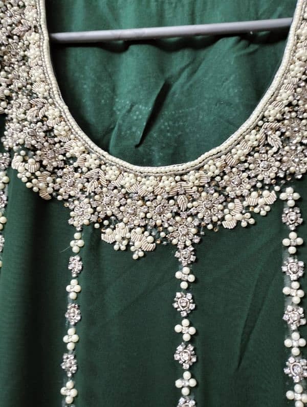 green chiffon dress 3