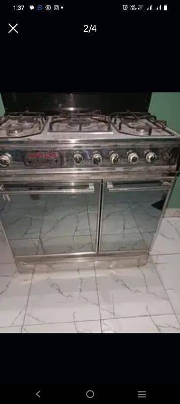 stove 5 oven argent sell Karachi Lyari ceel choke 2