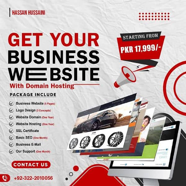 Get Your Buisness Website with Domain & Hosting 0