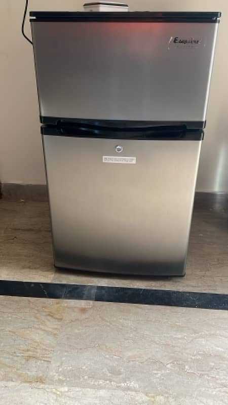 Esquire Mini Fridge 2 Door Black Color 0