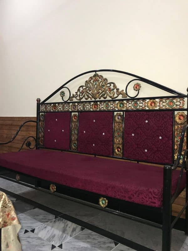 Iron Sofa For sale urgent 1