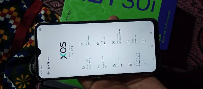 Infinix hot 30i 8/128 full box 4