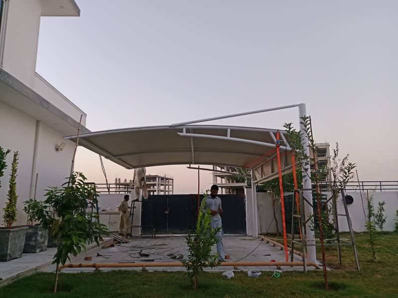 Tensile Shades /car parking Porch Sheds | Marquee Sheds | Pole Parking 6