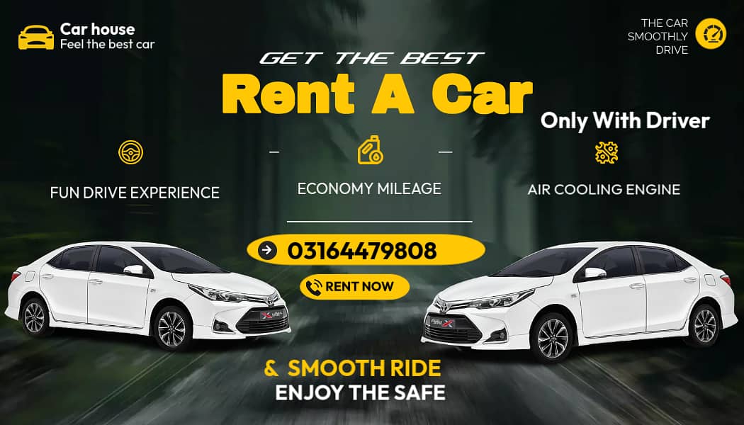 Rent a Car with driver Honda Civic | Car Rental Services Near me 0