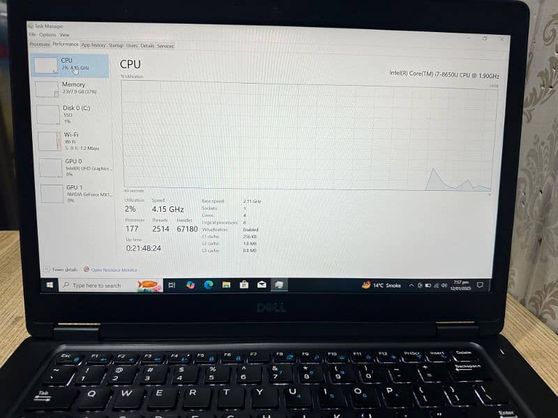 Dell Latitude 5490 i7 8th 4