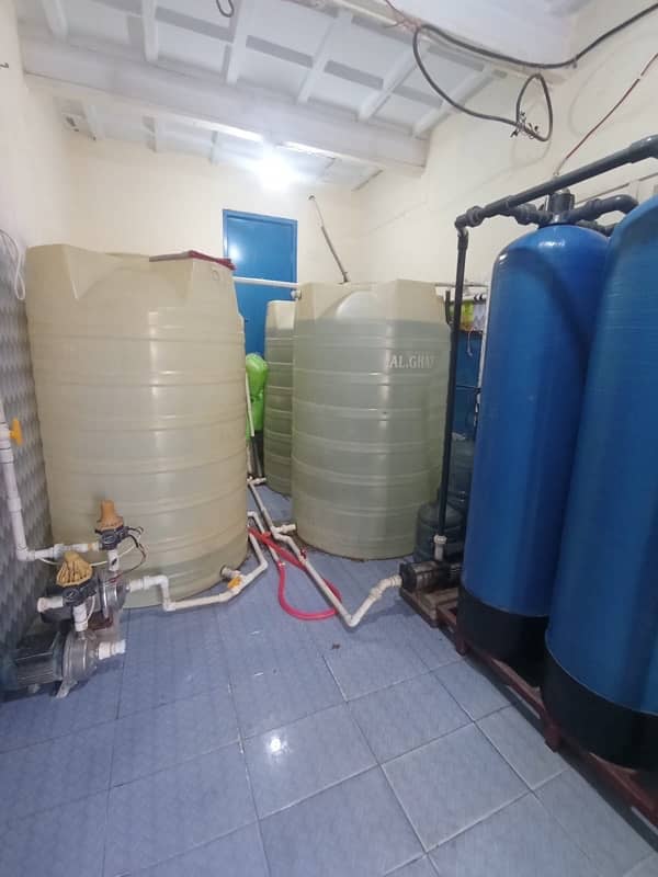 RO Mineral Water Plant 10k GPD with counter and fillers 5