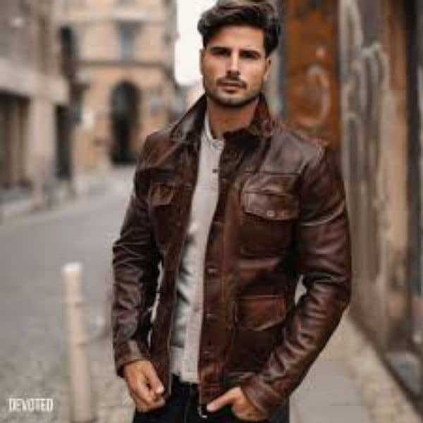 Pure leather jackets in different design according to your demand 3