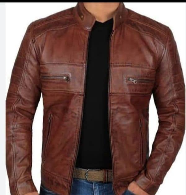 Pure leather jackets in different design according to your demand 11