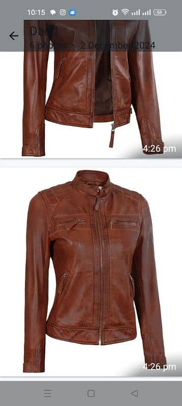 Pure leather jackets in different design according to your demand 14