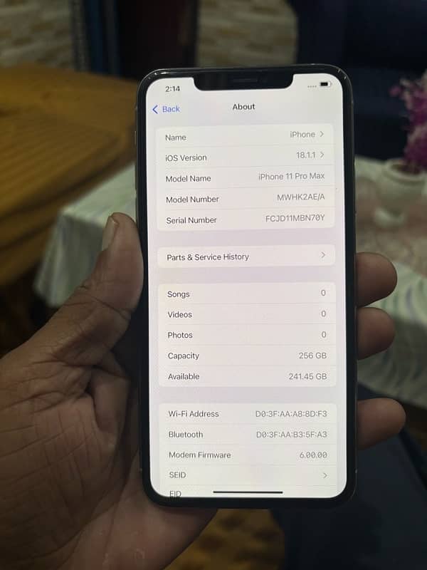 iphone 11 pro max 256 gb pta approved all ok 3