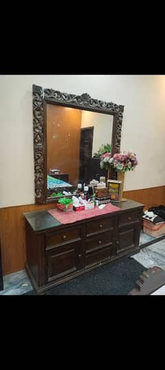 beautiful wooden dressing table urgent sale