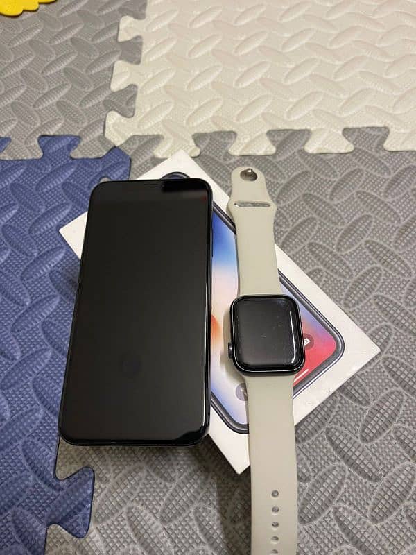 iPhone X 256gb Apple watch series 5 0